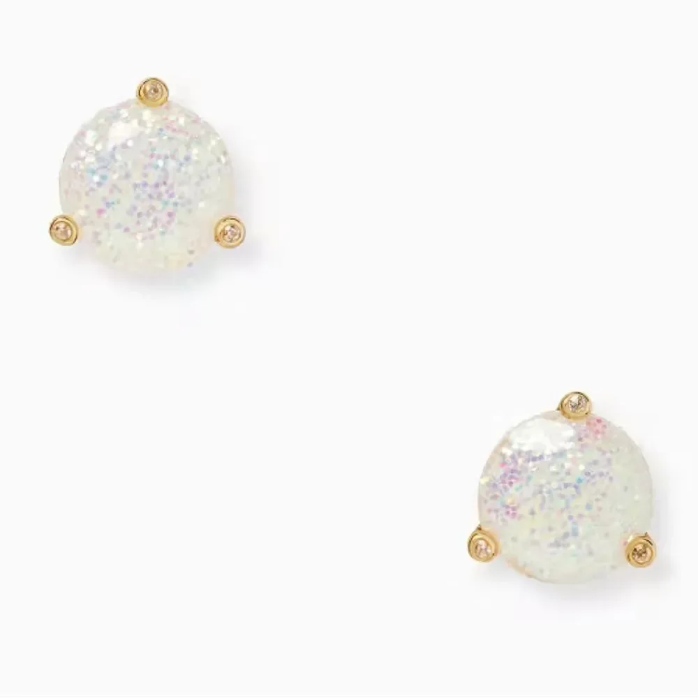 Kate Spade Rise and Shine Glitter Stud Earrings!